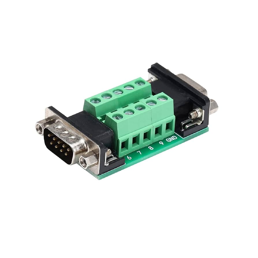 Amazon | PENGLIN 1個 D-SUB9ピン変換アダプタ オス-メス RS232